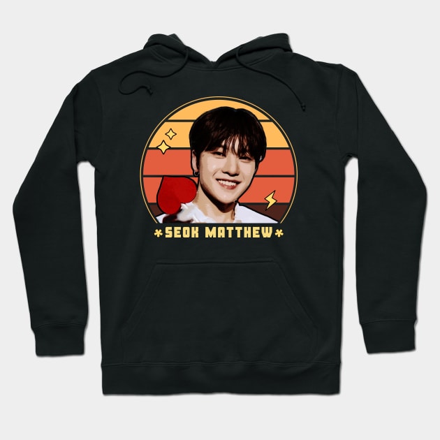 Retro Seok Matthew ZEROBASEONE Hoodie by wennstore